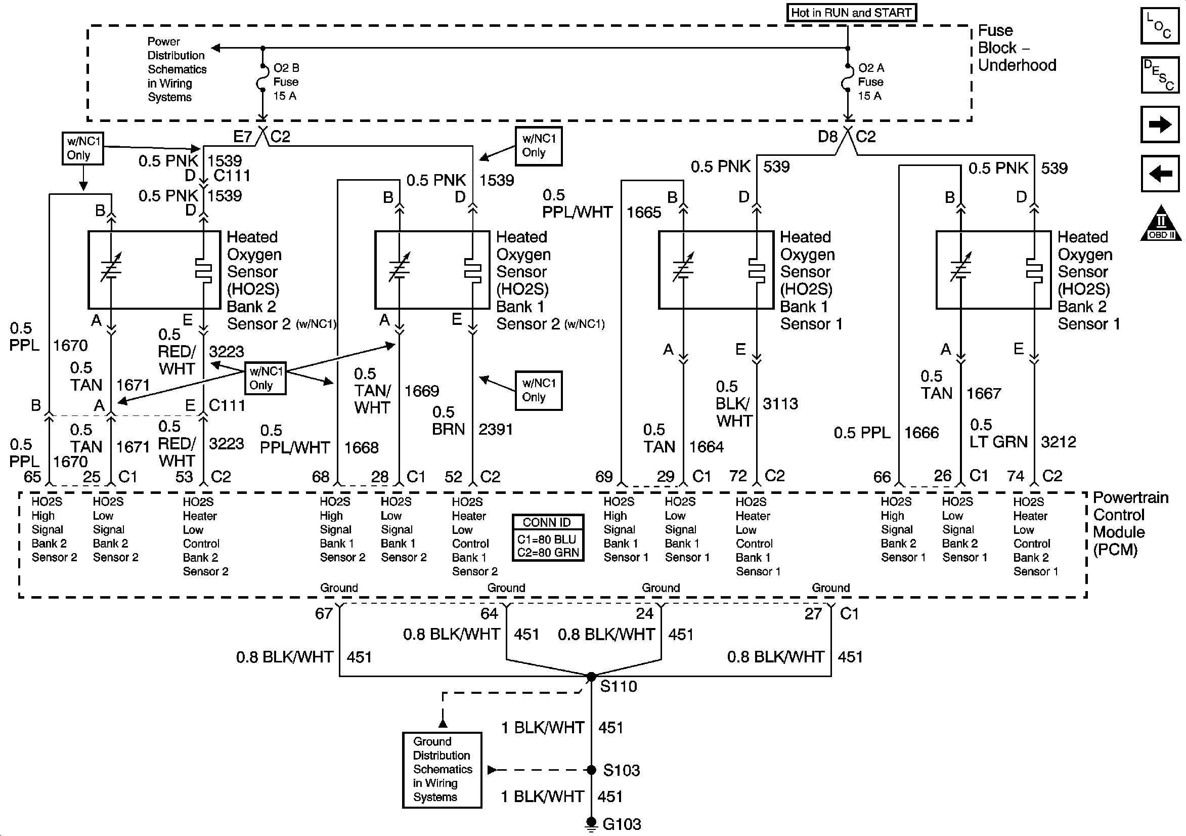 1997 Chevy Silverado Oxygen Sensor Diagram