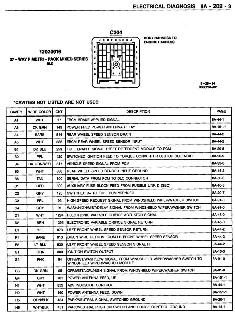 1995 Impala SS, Caprice, Roadmaster wire harness info