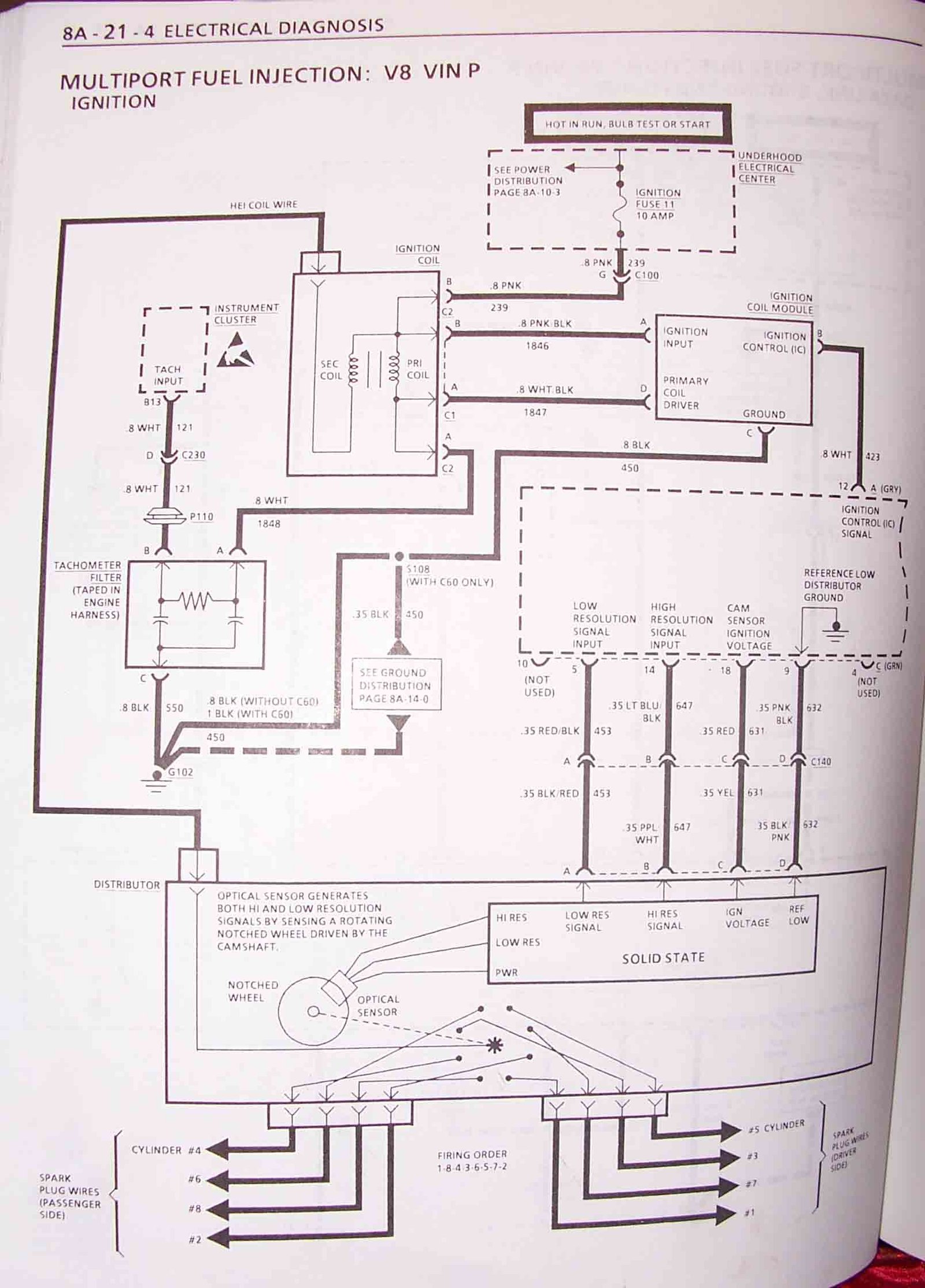 1993 Camaro LT1 Wiring Harness Information